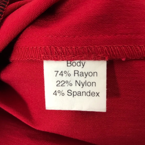 Stop Staring Red Wiggle Dress NWT Rockabilly - Picture 7 of 8